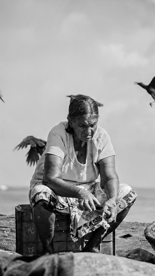 Life Between the Waves(රළ අතර ජීවිතය) — Environmental Portrait